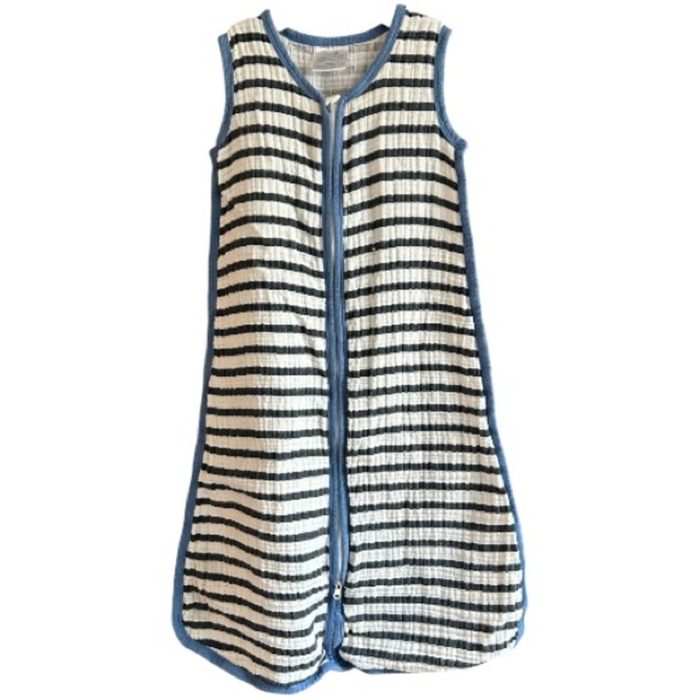 Aden and Anais size medium (6-12 month) stripe sleep sack